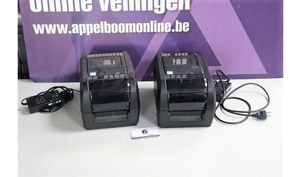 2 barcode printers type TT053-20